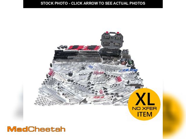 Lot 74-12374147 - (MISSING 266 PIECES) 1/4 in., 3/8 in. and 1/2 in. Drive Master Mechanics Tool Set (916-Piece) - UNUS...