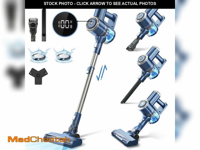 Lot 74-14286545 - PrettyCare Cordless Stick Vacuum Cleaner, 2600mAh 6-in-1 Lightweight Upright for Carpet Hard Floor P...