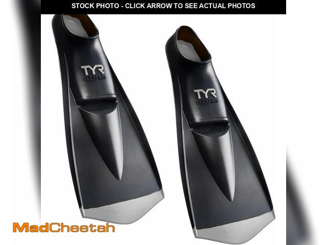 Lot 74-14349771 - TYR Flexfin 2.0 Rubber Swim Fins - Adult Swimming Gear for Pool Lap Swimming, Training - Blade Fins ...