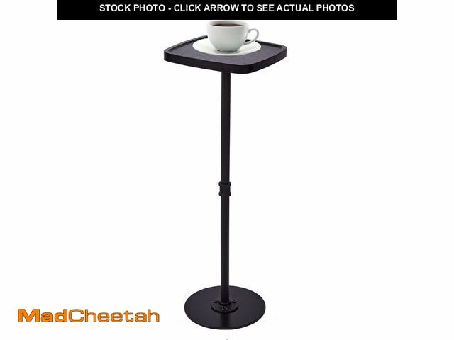 Lot 74-14206686 - Benhurb Drink Table, Small Pedestal Side Table, Cocktail Martini Tables Drink Stand, Modern Square T...