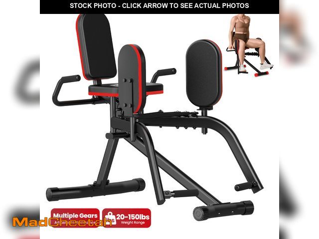 Lot 74-14586785 - HXD-ERGO Home Gym Hip Abductor Machine - Quiet Glute &amp; Leg Workout Equipment with 6-Level Resist...