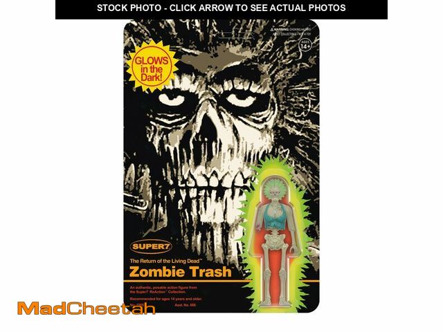 Lot 74-12717490 - Super7 Return of The Living Dead Zombie Trash (Monster Glow) - 3.75" Return of The Living Dead Actio...