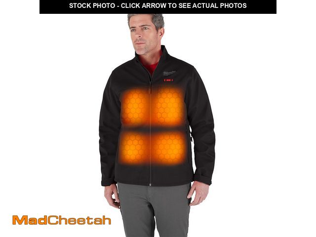 Lot 74-12791994 - Milwaukee M12 Toughshell Men's Black Heated Jacket Kit, Large - UNUSED