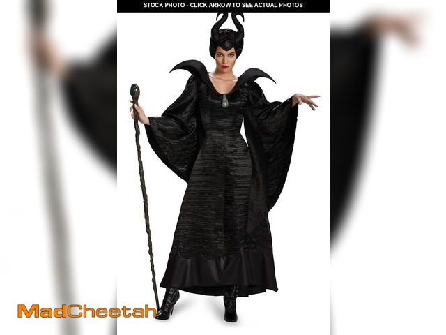 Lot 74-12305621 - Disguise womens Disguise Disney Maleficent Black Christening Gown Adult Sized Costumes, Black, X-Lar...