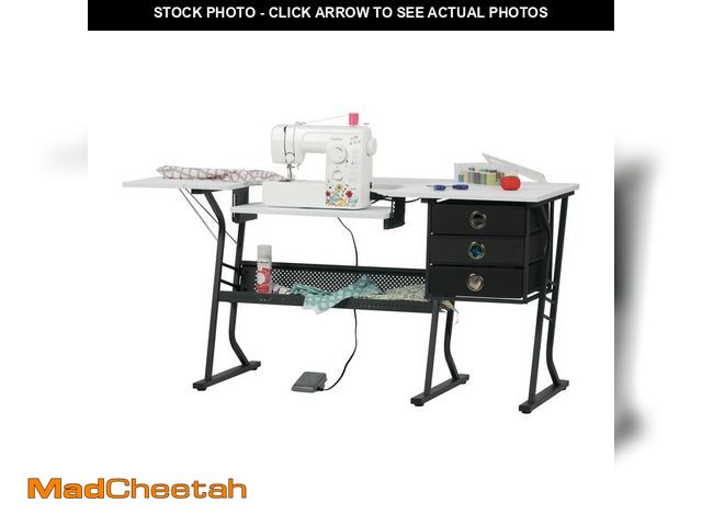 Lot 74-13579663 - Sew Ready Eclipse Ultra Hobby Machine Top Storage Drawers + Large Lower Shelf-Can Also Be Used as Co...