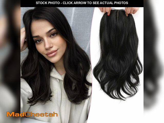 Lot 74-13718484 - PANEWAY Body Wavy Hair Topper for Women with Thinning Hair Synthetic Clip in Topper with Natural Sca...