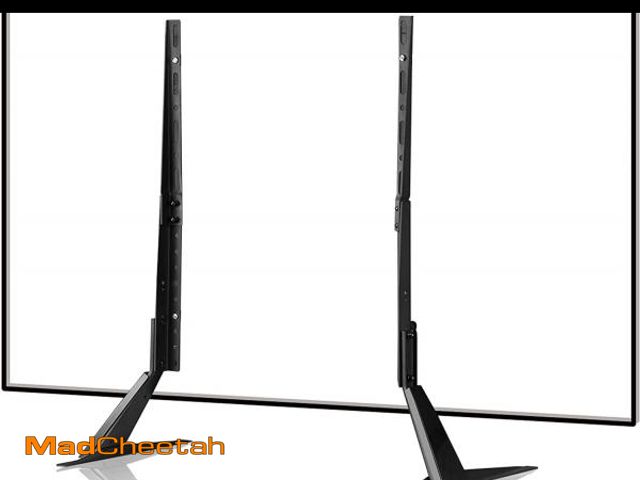 Lot 74-12052919 - Universal TV Stand, Metal TV Legs for 20-65 inch LCD/LED/OLED/Plasma Flat&amp;Curved Screen TV Heigh...