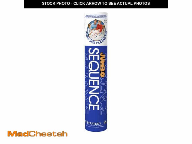 Lot 74-13816452 - Pressman Games - Jumbo Sequence Game - Tube Edition - UNUSED