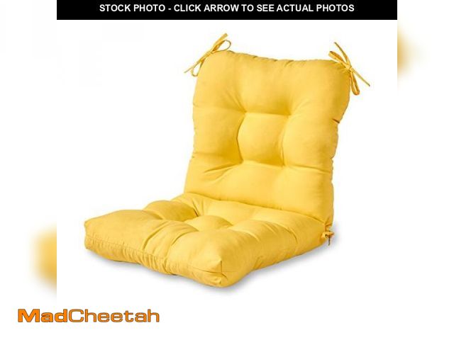 Lot 74-12028756 - Greendale Home Fashions Outdoor Seat/Back Chair Cushion, 1 Count (Pack of 1), Sunburst - UNUSED