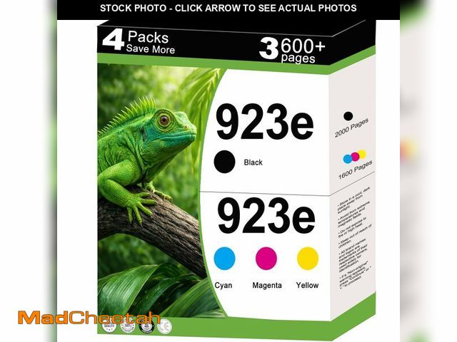 Lot 74-14264069 - 923e Ink Cartridges Combo Pack Replacement for HP 923 XL 923XL Work with OfficeJet 8120, 8122, 8124e...