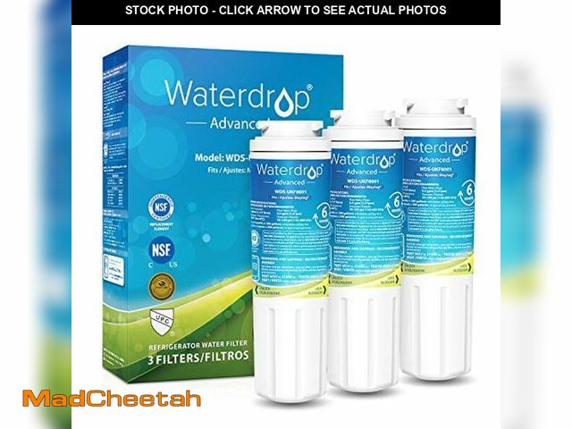 Lot 74-12333454 - Waterdrop EDR4RXD1 Replacement for EveryDropÃ Filter 4, WhirlpoolÃ UKF8001, 4396395, MaytagÃ UKF8...