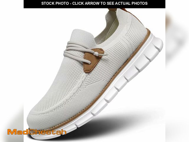 Lot 74-14299654 - Mens Casual Loafers Shoes Slip On Fashion Walking Dress Sneakers Business Oxfords Work Lightweight S...