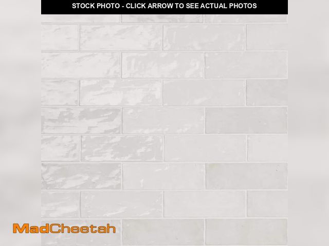 Lot 74-12532134 - Ivy Hill Tile Kingston White 3 in. x 8 in. Glazed Ceramic Wall Tile (5.38 sq. ft./case) (5 CASES: 26...
