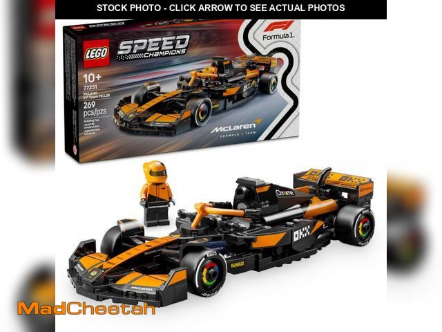 Lot 74-12117250 - LEGO Speed Champions McLaren F1 Team MCL38 Race Car Toy - Building Set for Kids, Boys &amp; Girls, A...
