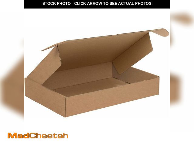 Lot 74-12365797 - BOX USA BMFL20162K Deluxe Literature Mailer, 20" x 16" x 2 1/2", Kraft (Pack of 25) - UNUSED