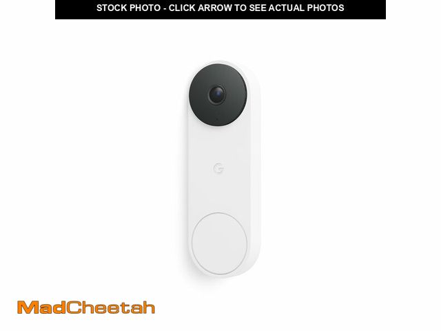 Lot 74-13625342 - Google Nest Doorbell (Wired, 3rd Gen) - 2K Video and Gemini, Live View, Night Vision, 2-Way Audio - ...