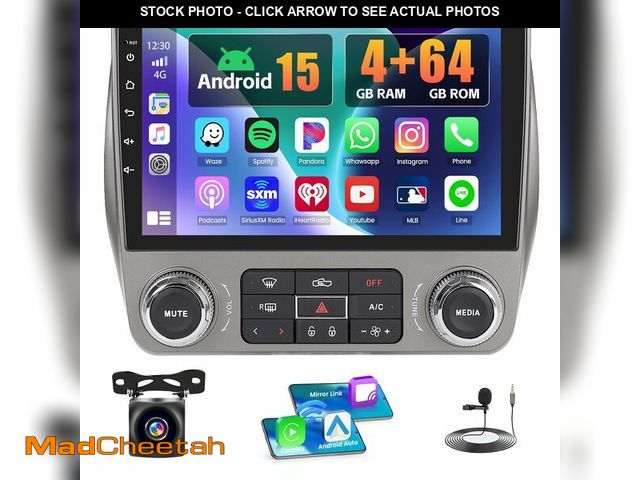 Lot 74-13565480 - 4+64GB for Chevrolet Chevy Camaro 2010 2011 2012 2013 2014 2015 Android 15 Car Radio CarPlay Android...