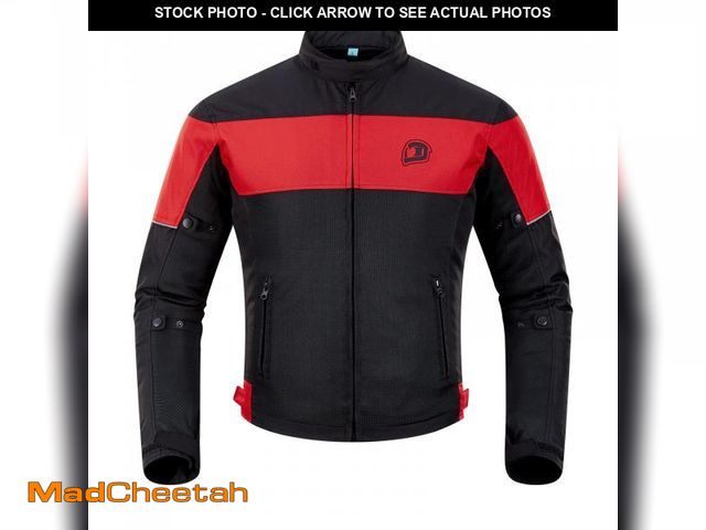 Lot 74-11547525 - BORLENI Slim Summer Motorcycle Jacket for Men Motorbike Riding Jacket Breathable Mesh with CE Armor ...