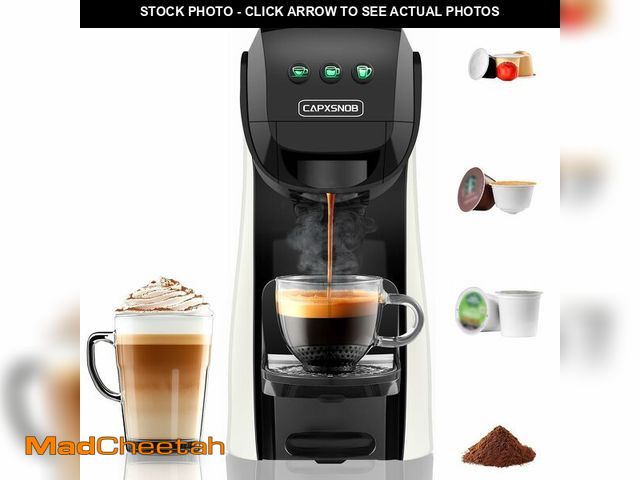 Lot 74-12979581 - Warriors1 Coffee Maker for Keurig K Cup, Espresso Machine for Nespresso Original, Dolce Gusto Coffee...