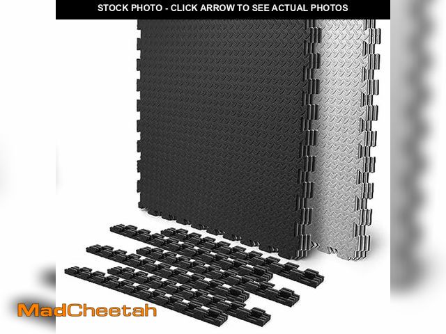 Lot 74-12664840 - Art3d Eva Puzzle Exercise Mats, 24"x24" x 1/2" Thick Foam Interlocking Tiles for Gyms, Flooring, Wor...