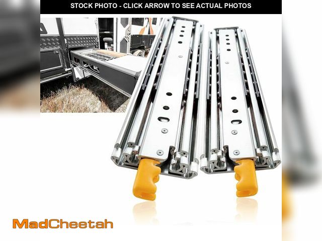 Lot 74-13820771 - AOLISHENG 1 Pair Heavy Duty Drawer Slides with Lock 12 14 16 18 20 22 24 26 28 30 32 34 36 38 40 44 ...