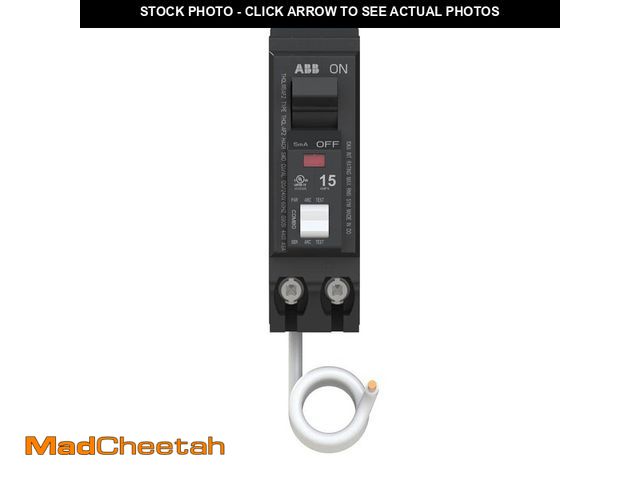 Lot 74-14357081 - ABB 15 Amp Single-Pole Combination Arc Fault Circuit Breaker (THQL1115AF2A) - UNUSED