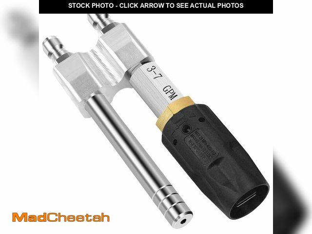 Lot 74-12697848 - Adjustable Downstream Soft Wash NozzleÃ¯Â¼Å2-in-1 shooter tip M5 Long Reach Soap Twist Nozzle 0 to ...