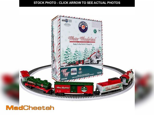 Lot 74-13710036 - Lionel Winter Wonderland LionChief 5.0 Electric O Gauge Train Set with Bluetooth &amp; Remote One Co...