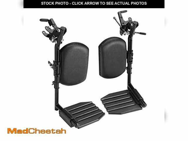 Lot 74-12828961 - Invacare Wheelchair Elevating Legrest with Padded Calf Pads, Footrest with Swing Away Function, Adju...