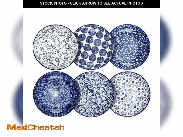 Lot 74-13548189 - Selamica Porcelain Salad Pasta Bowls, Serving bowls, Microwave &amp; Dishwasher Safe, Sturdy &amp; S...