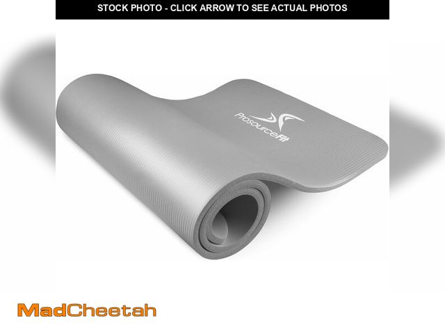 Lot 74-13382504 - ProsourceFit Extra Thick Yoga and Pilates Mat ÃâÃ" (13mm), 71-inch Long High Density Exercise Ma...