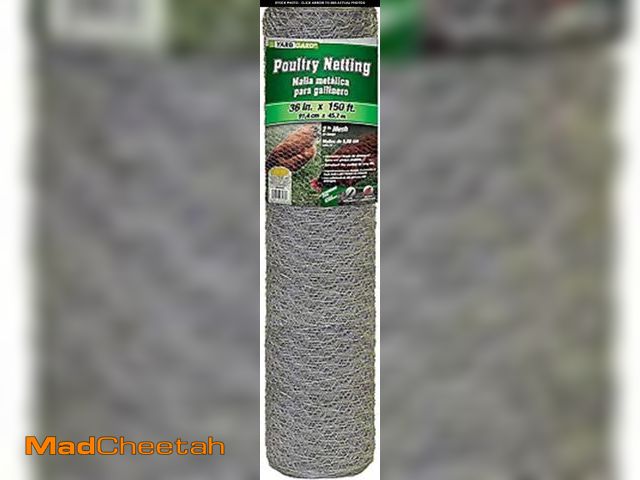 Lot 74-12096652 - YARDGARD Chicken Wire 2 Inch Mesh 36 Inch X 150 Foot 20 Gauge Galvanized Steel Wire Fence Ideal for ...