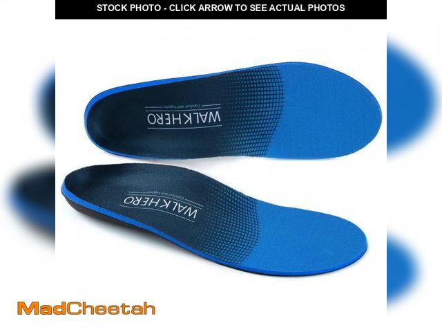 Lot 74-12303436 - Arch Support Inserts for Men Women - Plantar Fasciitis High Arch Support Insoles, Orthotics Shoe Ins...