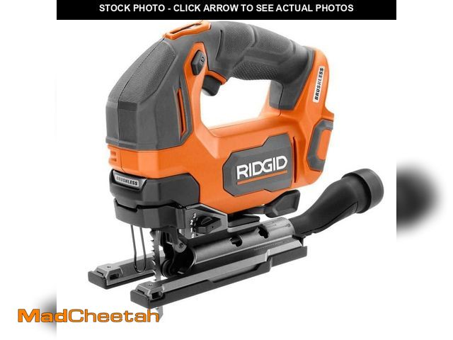 Lot 74-13692332 - *DIRTY* RIDGID 18V Brushless Cordless Jig Saw (Tool Only) *DIRTY*  - USED