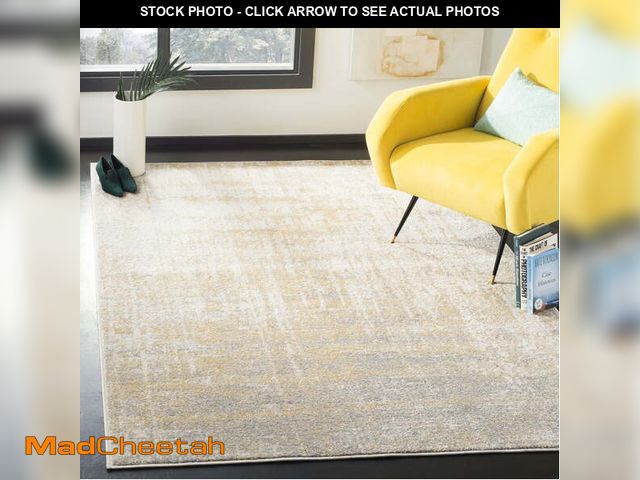 Lot 74-12850174 - SAFAVIEH Adirondack Boniface Overdyed Area Rug, Cream/Gold, 12' x 15' - USED