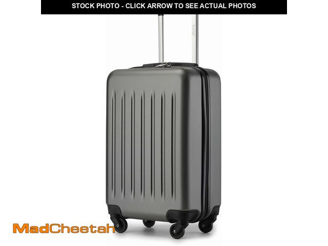 Lot 74-13709961 - Kono 20-Inch Small Hardside Carry-on Suitcase with Spinner Wheels, Lightweight ABS+PC Rolling Cabin ...