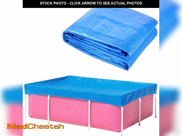 Lot 74-12322904 - (MISSING TIE DOWN ROPES ) 7' x 5' x 24" Rectangular Pool Cover Fit for Rectangular Frame Above Groun...