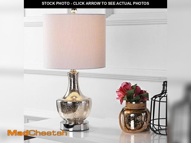 Lot 74-12399871 - JONATHAN Y JYL1029B Colette 20" Mini Glass LED Table Lamp, Transitional, Glam, Global, Modern, Elega...