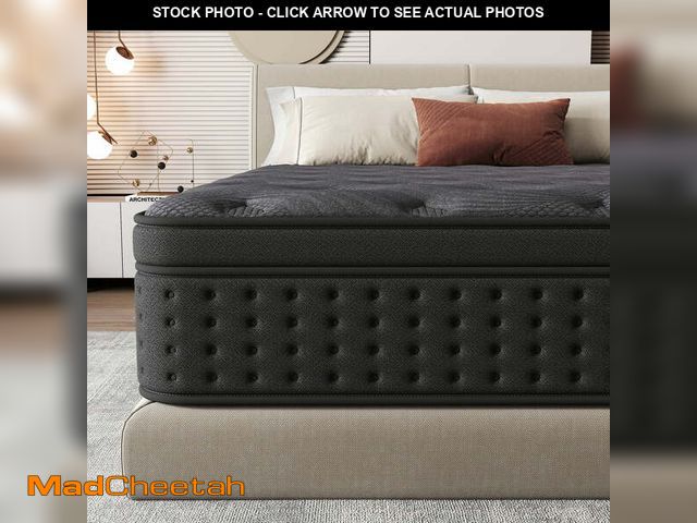 Lot 74-12679555 - Zekbip 12 inch Queen Mattress in a Box, Hybrid Gel Memory Foam with Individually Wrapped Pocket Coil...