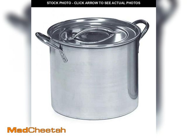 Lot 74-12399854 - IMUSA USA Stainless Steel Stock Pot 20-Quart, Silver - UNUSED