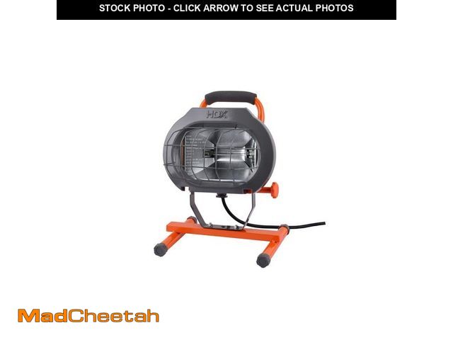 Lot 74-12557403 - HDX 600-Watt Halogen Portable Work Light - UNUSED