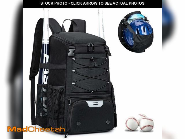 Lot 74-13570916 - KAVIGOR Baseball Bag for Youth and Adult, Softball Backpack 40L Large Capacity, Bat Backpack with Sh...