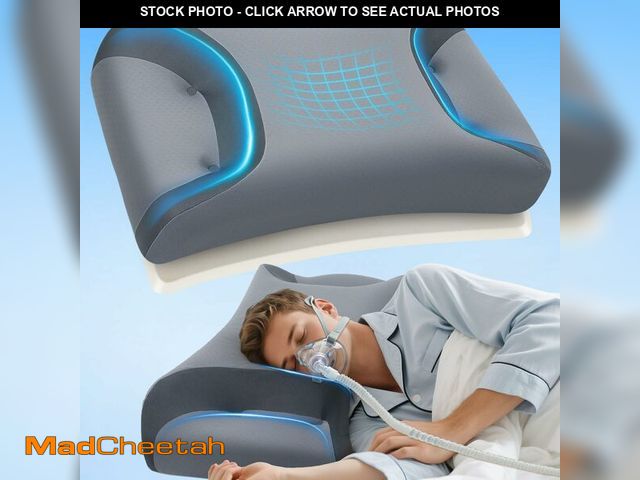 Lot 74-14381640 - IKSTAR CPAP Pillow for Side Sleepers with Larger Cutouts Ã¢â¬â Adjustable Height Memory Foam Ã¢â...