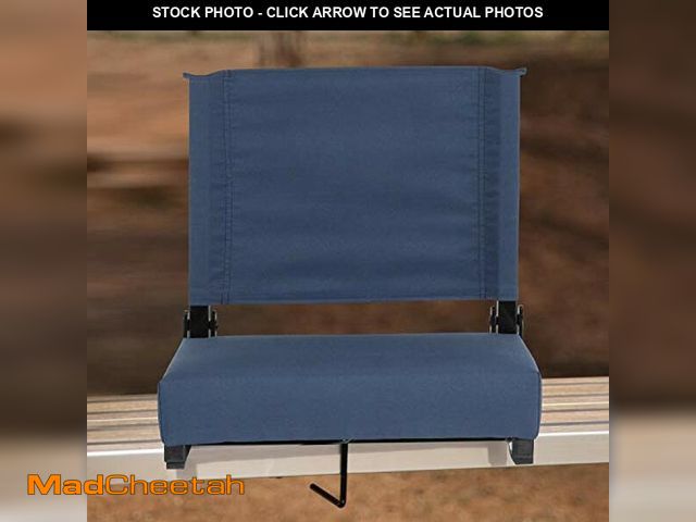 Lot 74-12664317 - Flash Furniture Grandstand Portable Stadium Seat for Bleachers or Benches, Folding Padded Stadium Ch...