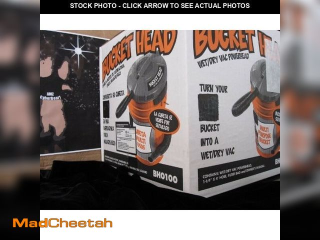 Lot 74-12900363 - (MISSING FILTER) Emerson Tools Co Bucket Head BH0100 Wet/Dry Vac Powerhead - USED