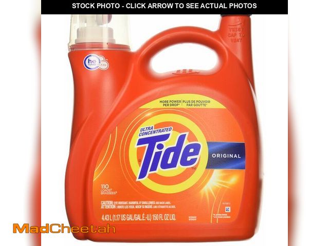Lot 74-14214290 - Original 037000777335 High Efficiency Laundry Detergent 150 Oz / 4.43L Mega Value Size -110 Loads (2...