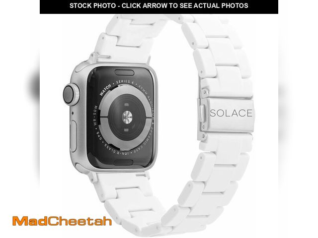 Lot 74-12678704 - Solace Bands Slim Matte Resin Watch Band - Universal Fit for Apple Watch Bands for Women and Men, iW...