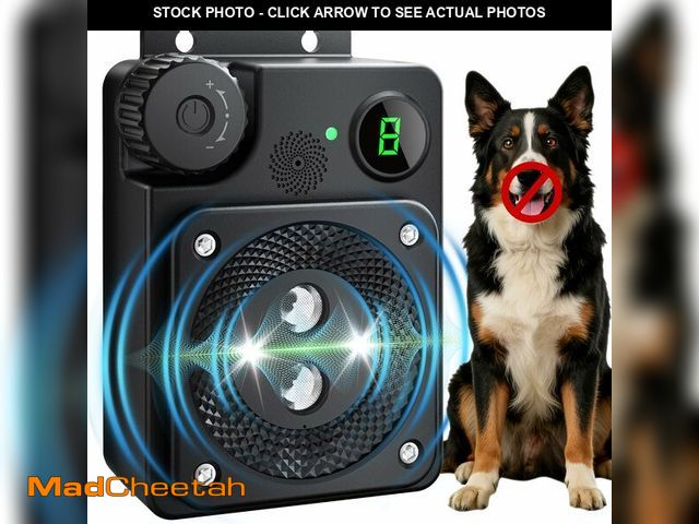 Lot 74-14144567 - Anti Barking Device for Dogs, Dog Bark Deterrent Devices, 3 Modes Ultrasonic Bark Box Stop Neighbors...