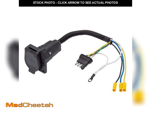 Lot 74-14114276 - TowSmart 7-Way Blade to 4-Way Flat Trailer Light Wiring Adapter - UNUSED