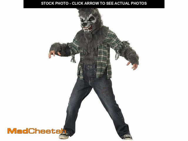Lot 74-12862634 - Werewolf Howling At Moon Boy's Halloween Fancy-Dress Costume for Child, M (8-10) - UNUSED